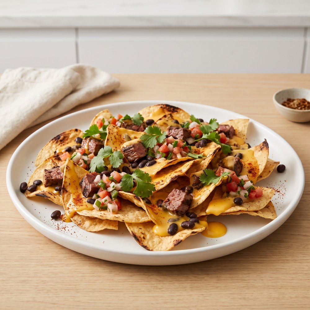 Loaded Steak Nachos