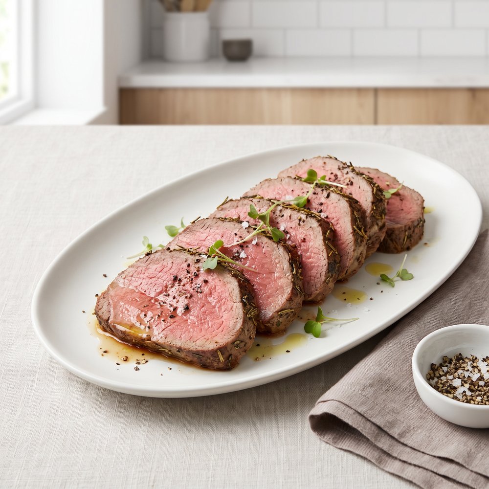 Louise's Garlic-Herb Crusted Beef Tenderloin