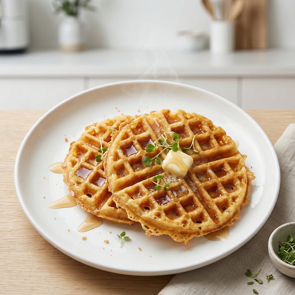 Cheese and Egg Waffles (Chaffles)