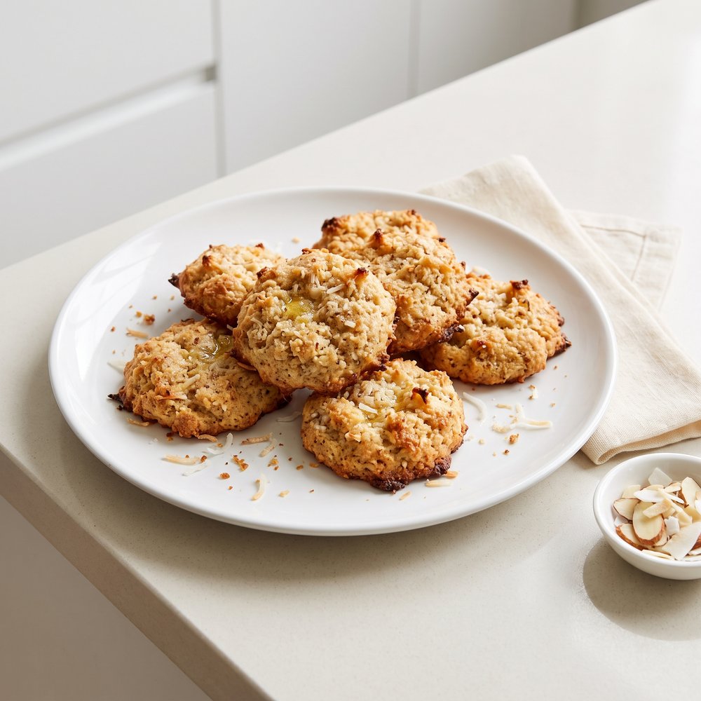 Low-Carb Coconut Almond Cookies