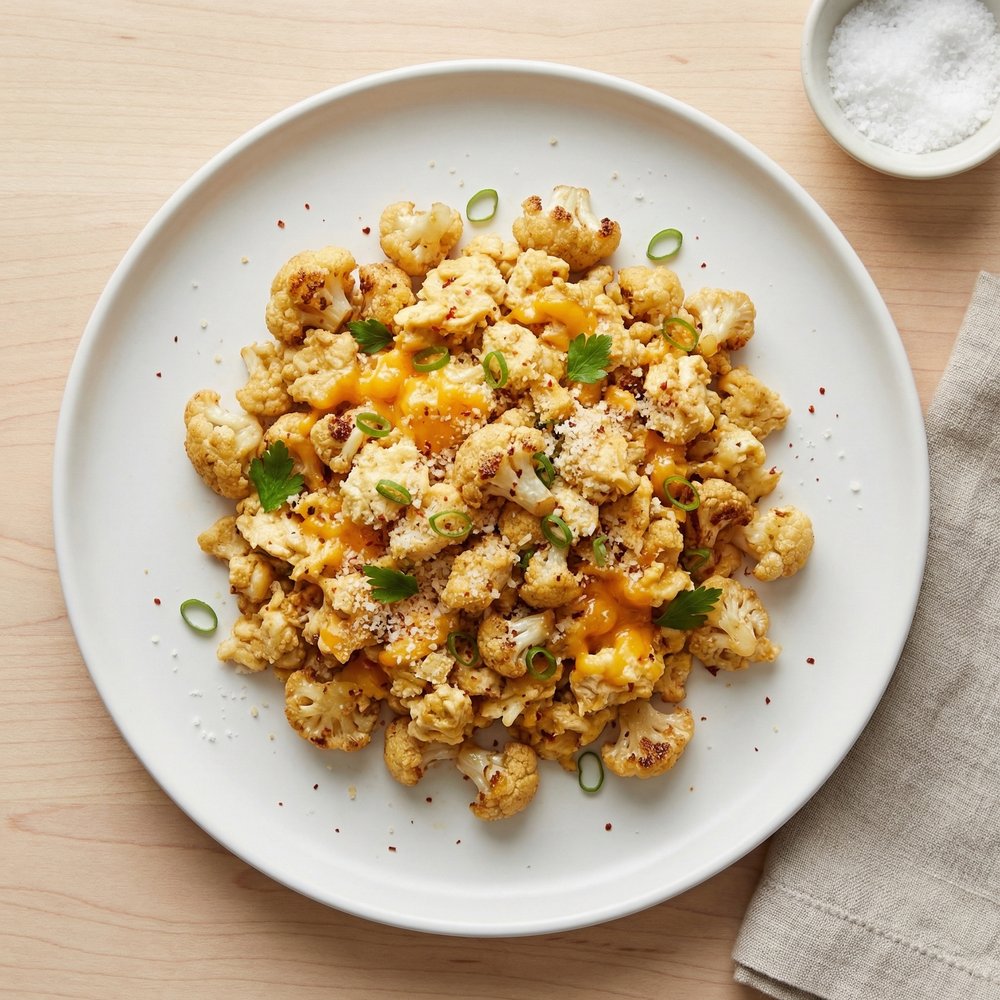 Low-Carb Cauliflower Scramble