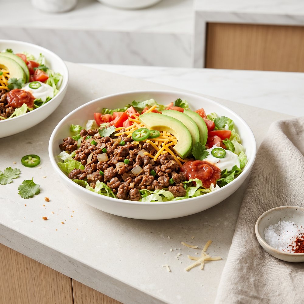 Low-Carb Taco Bowls