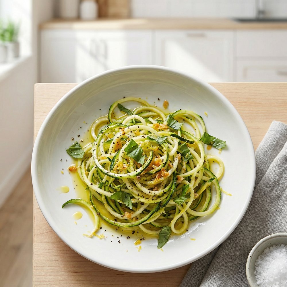 Low-Carb Zucchini Pasta