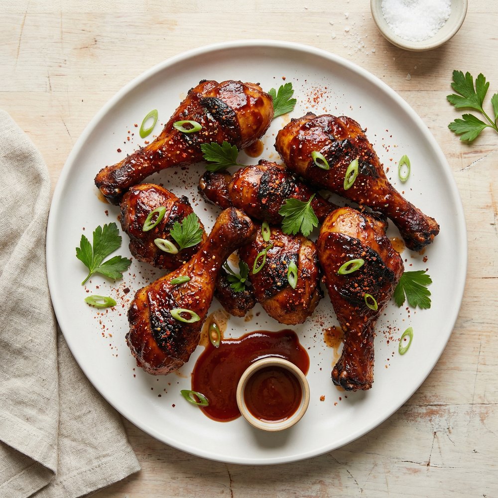 Low-and-Slow BBQ Chicken Drumsticks