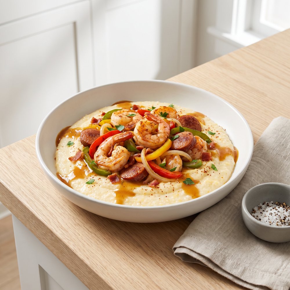 Lowcountry Shrimp and Grits, Charleston Style