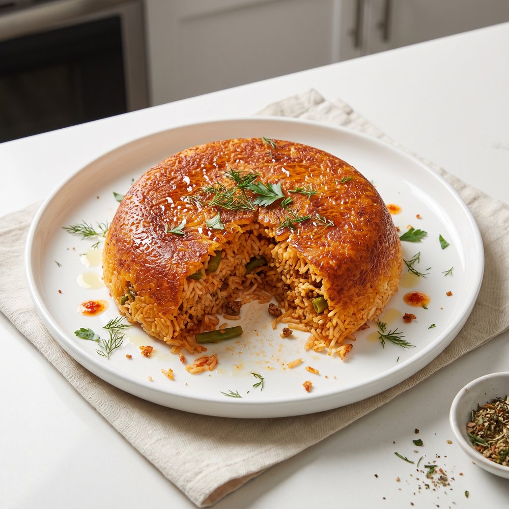 Lubia Polo (Persian Green Bean Rice)
