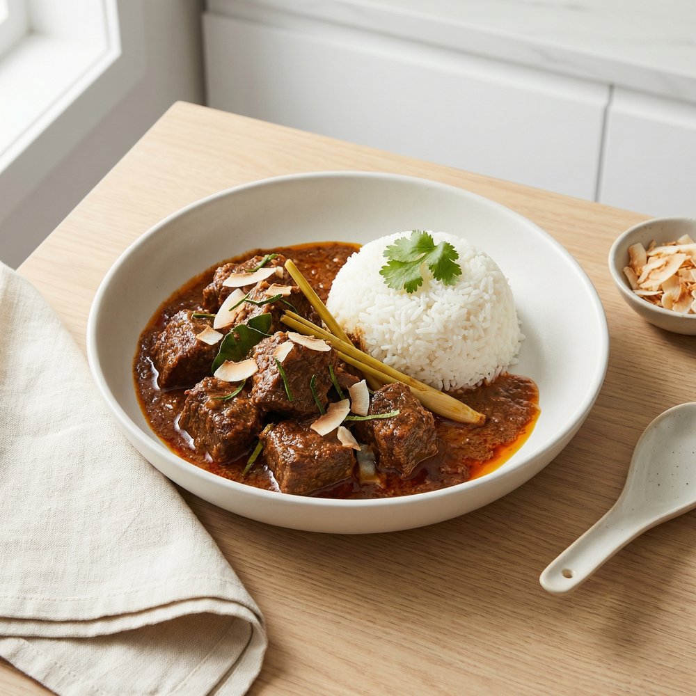 Rendang Gaging (Malaysian Beef Curry Stew)