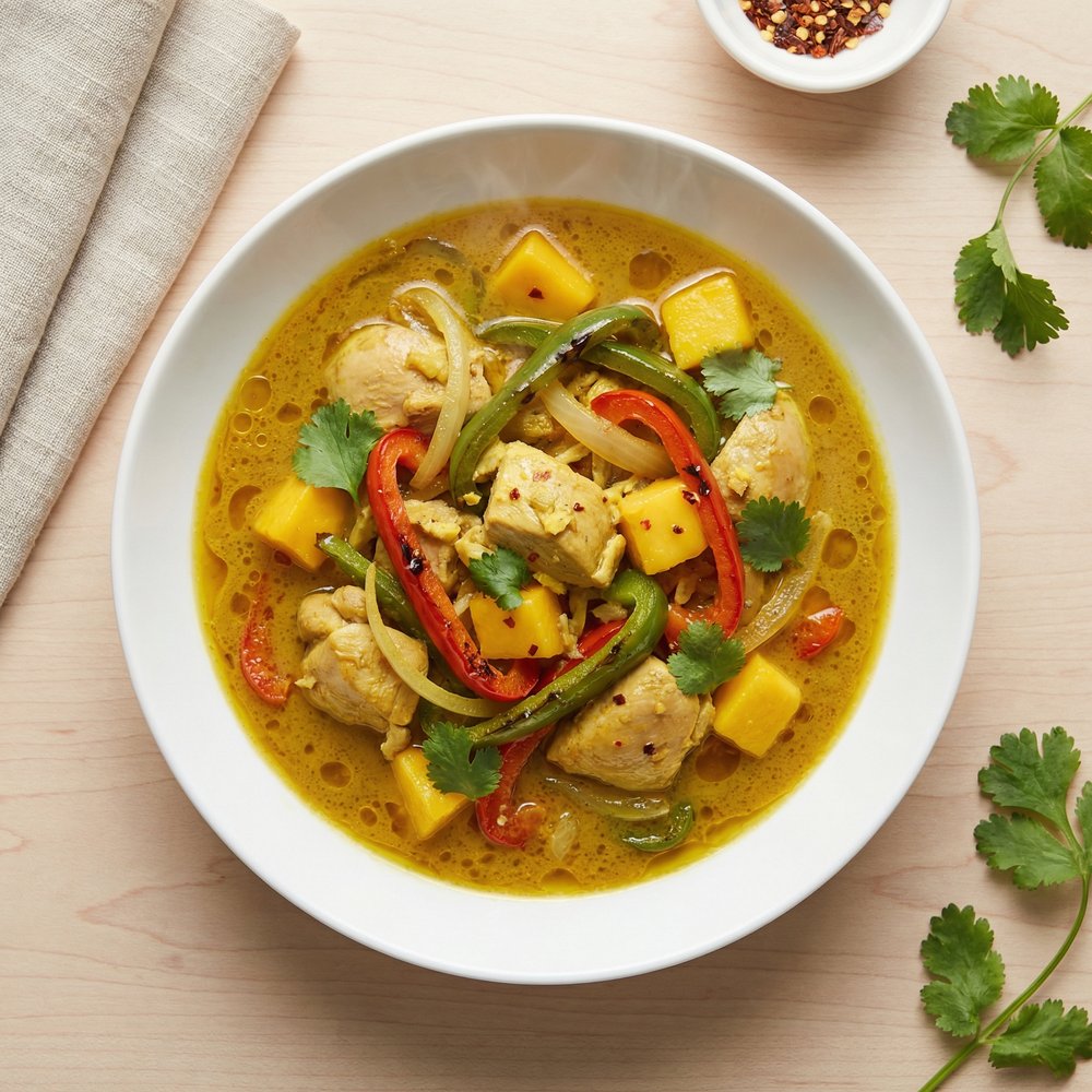 Mango Chicken Curry, Malaysian-Inspired