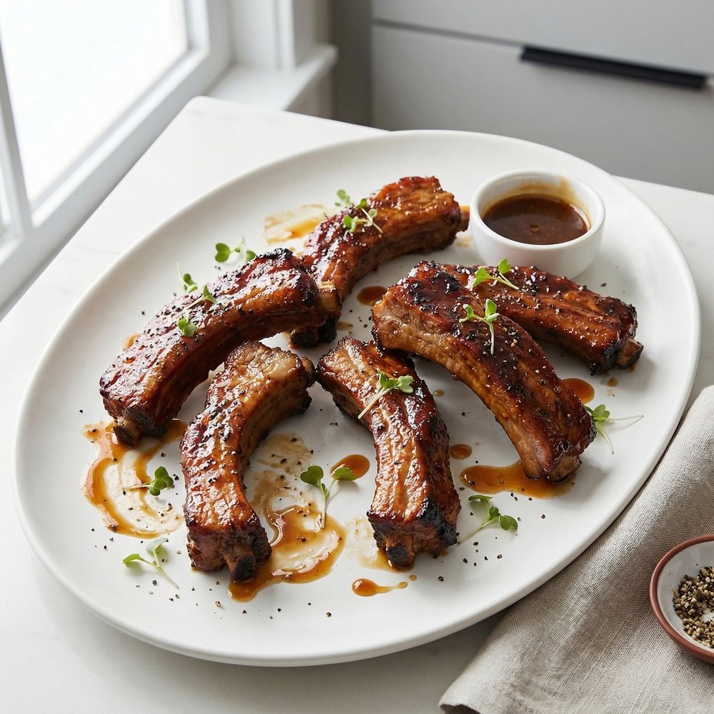 Maple-Glazed Baby Back Ribs