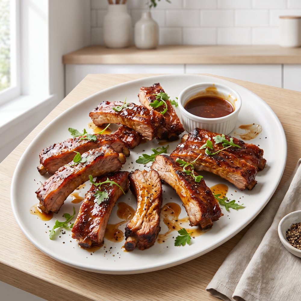 Maple-Glazed Baby Back Ribs