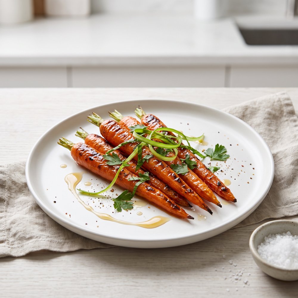 Maple-Glazed Grilled Carrots
