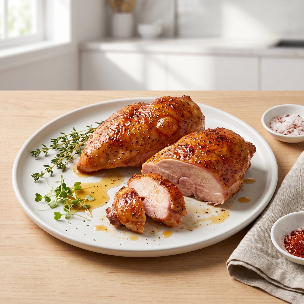 Maple-Smoked Bone-In Chicken Breasts