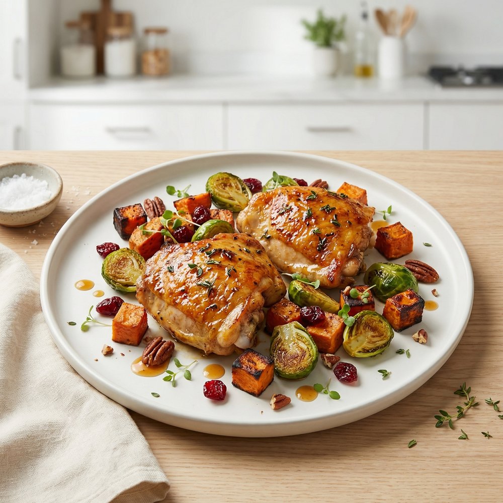 Maple-Roasted Chicken Thighs