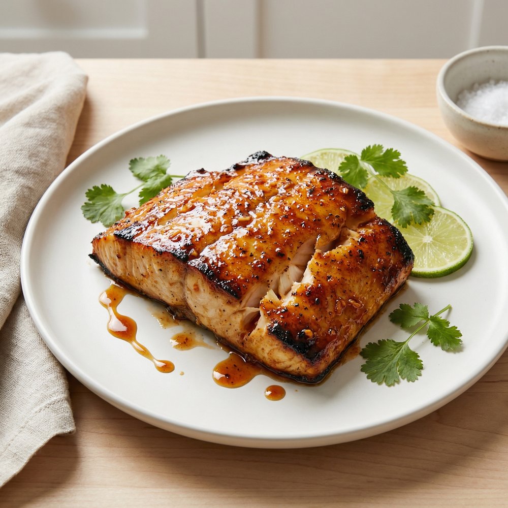 Cajun-Maple Glazed Mahi Mahi