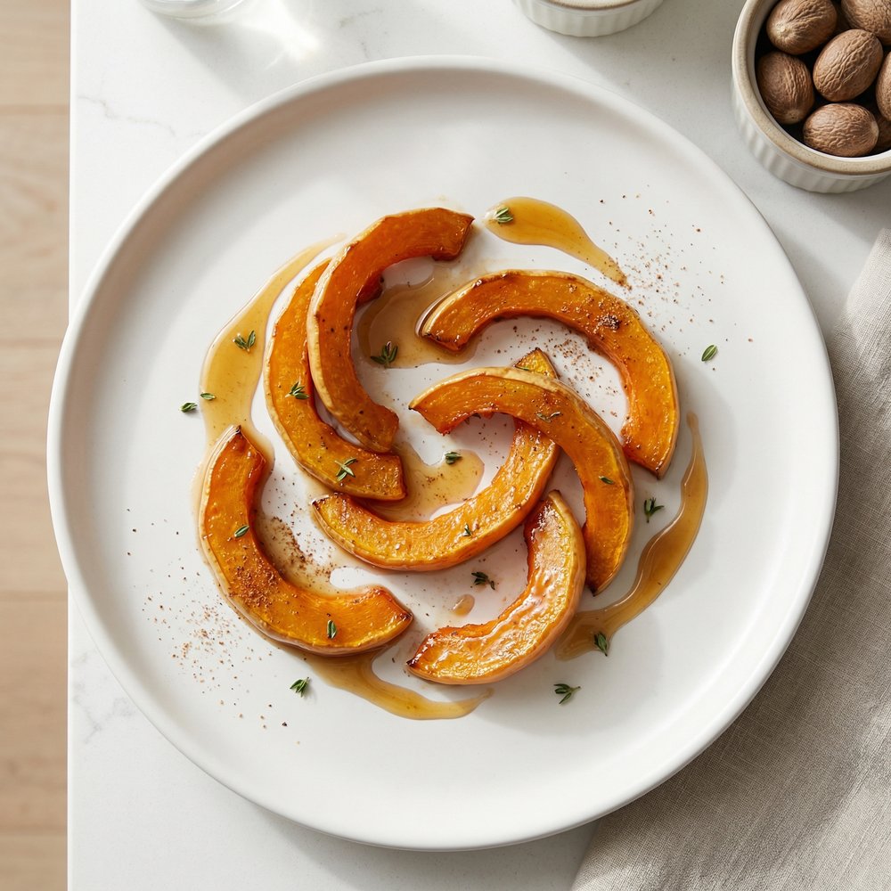 Maple-Rum Glazed Butternut Squash