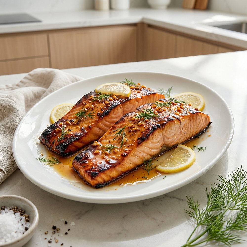 Maple-Glazed Salmon