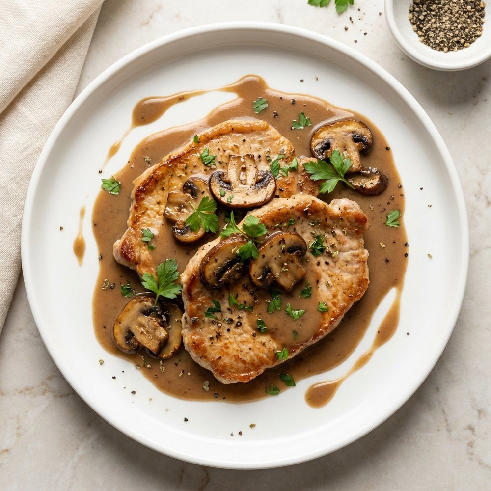 Marsala Pork Chops with Mushrooms