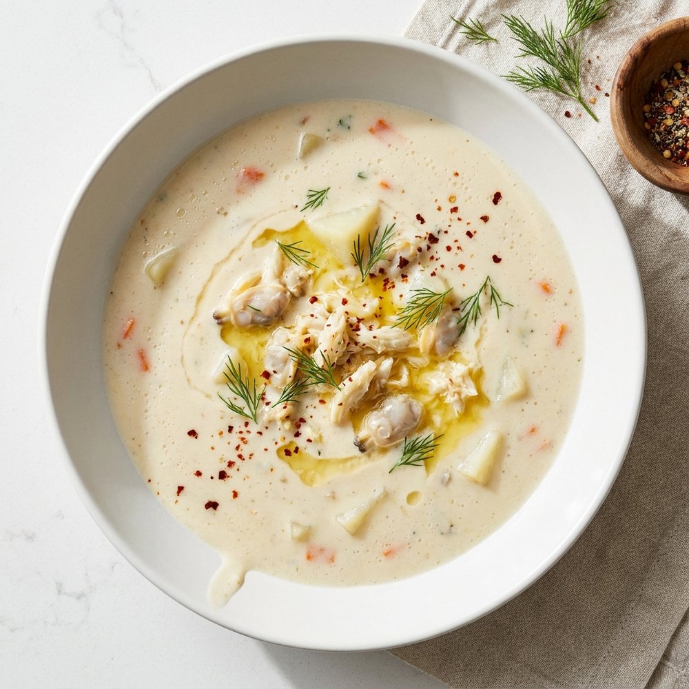 Matt's Creamy Crab and Clam Bisque