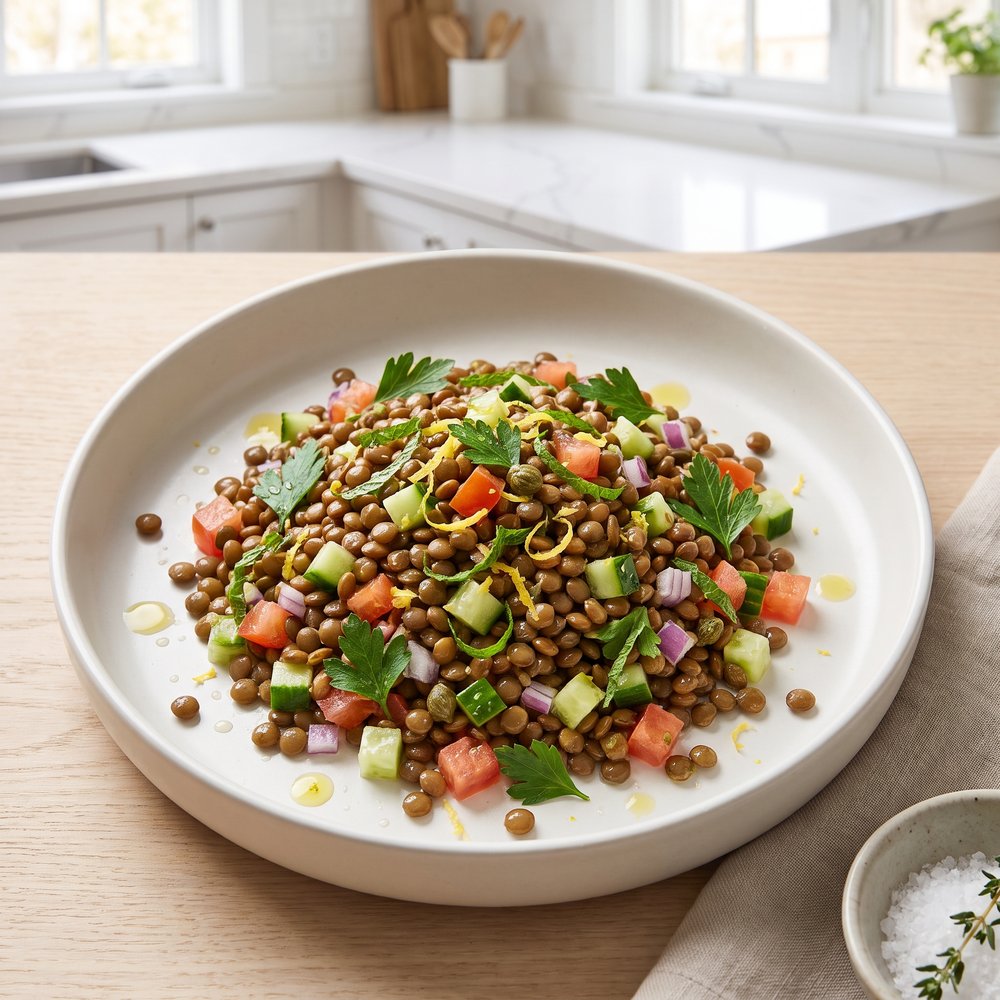 Mediterranean Lentil Salad