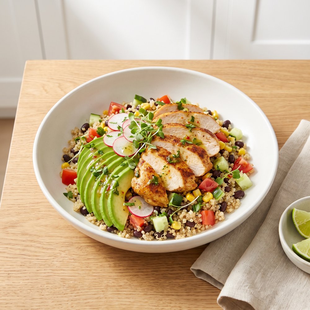 Mexican Chicken Quinoa Salad
