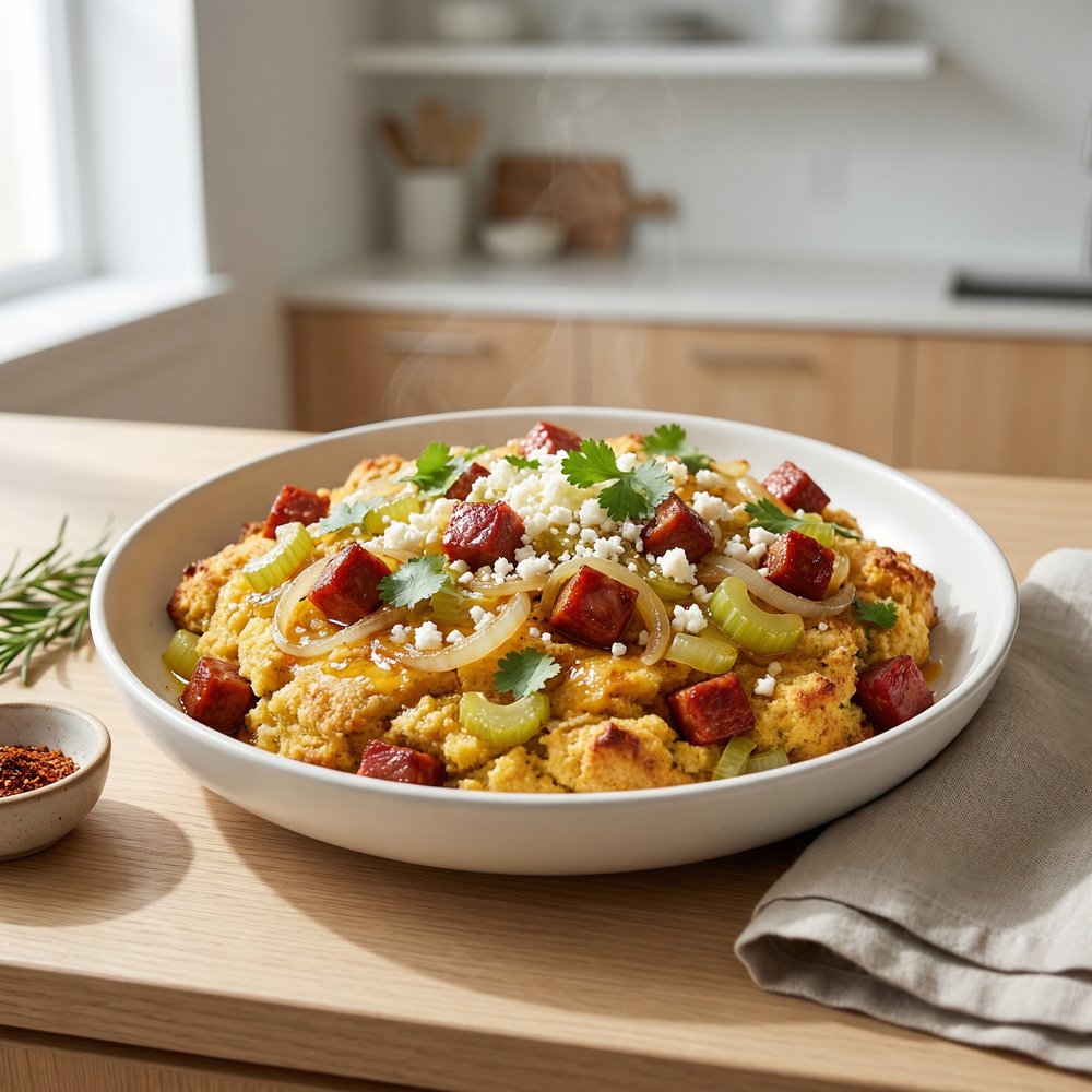 Cornbread Chorizo Stuffing