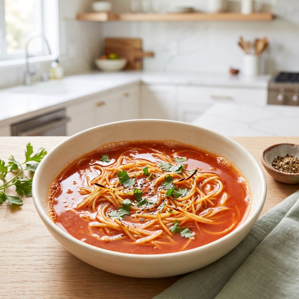 Mexican Fideo Noodle Soup