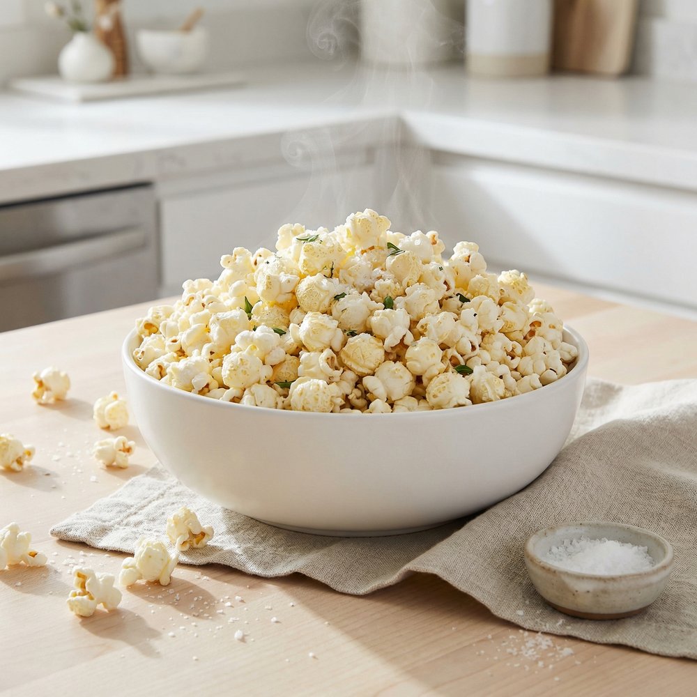 Brown-Bag Microwave Popcorn