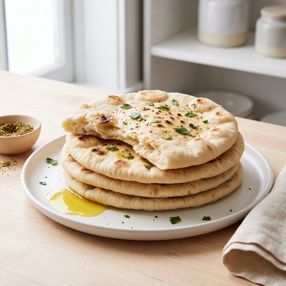 Middle Eastern Pita-Style Flatbread