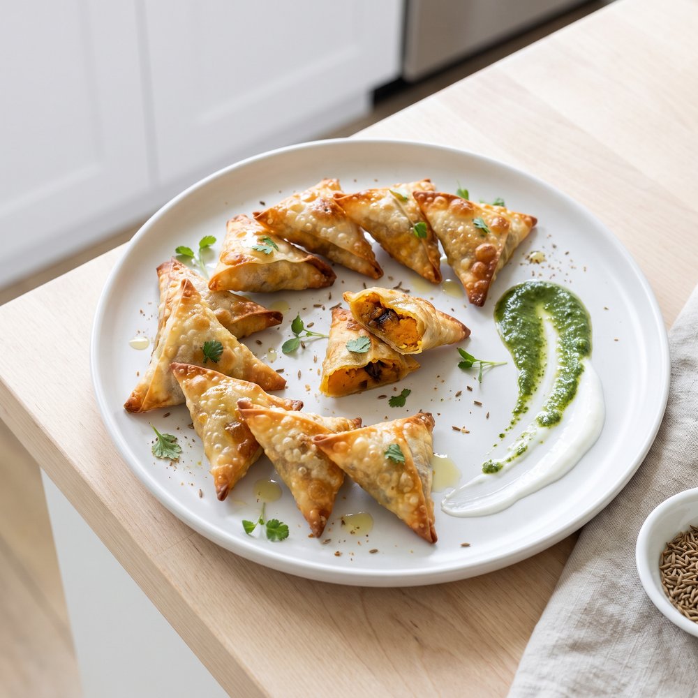 Mini Sweet Potato Samosas