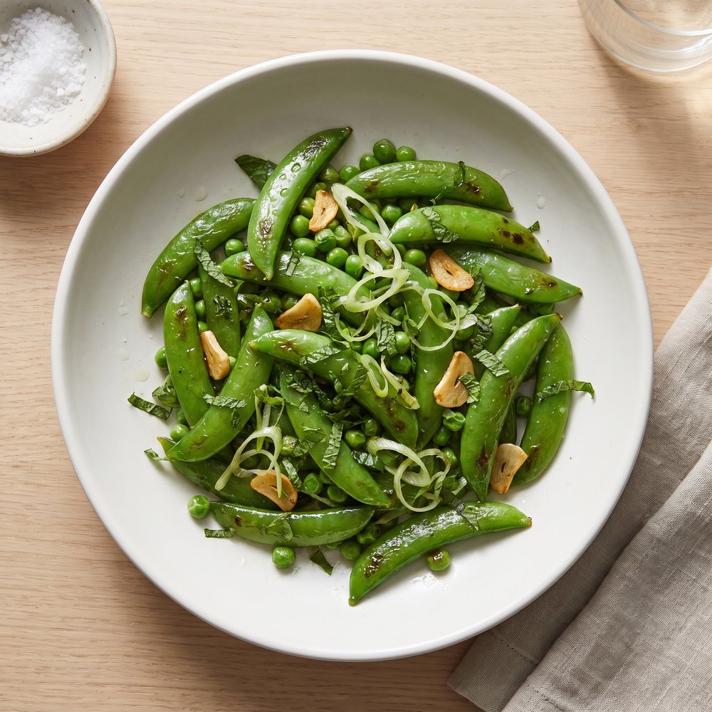 Minted Sugar Snap Peas