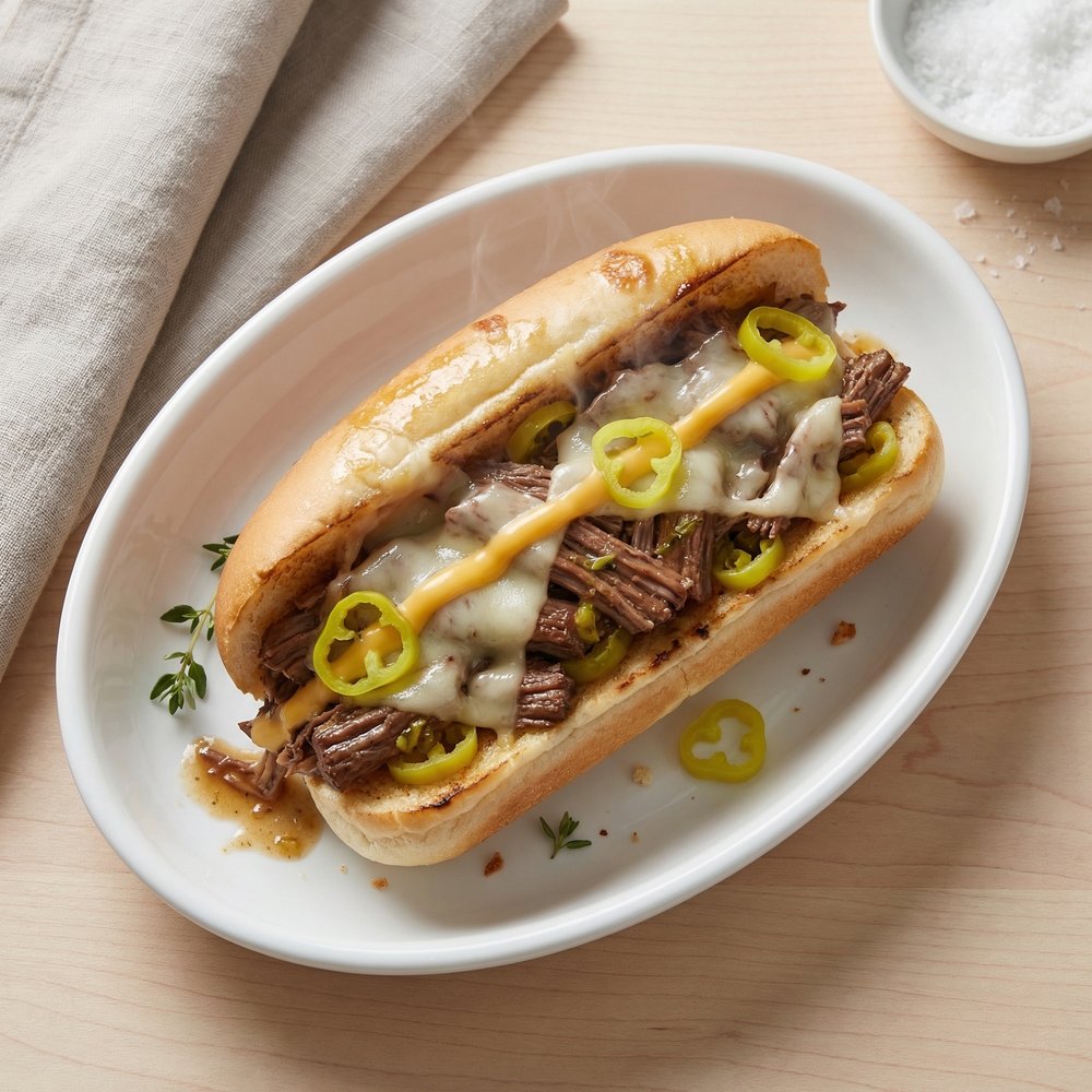 Mississippi Pot Roast Philly-Style Sandwich