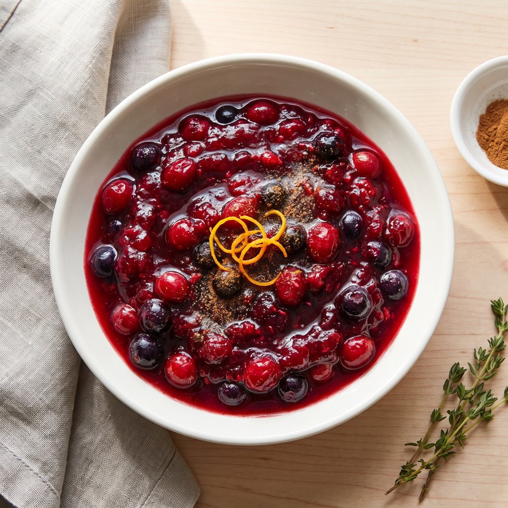 Mixed Berry Cranberry Sauce