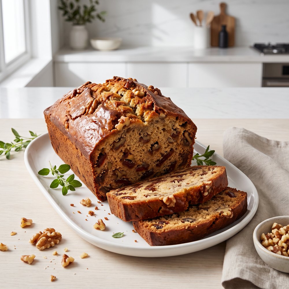 Moist Date Nut Bread