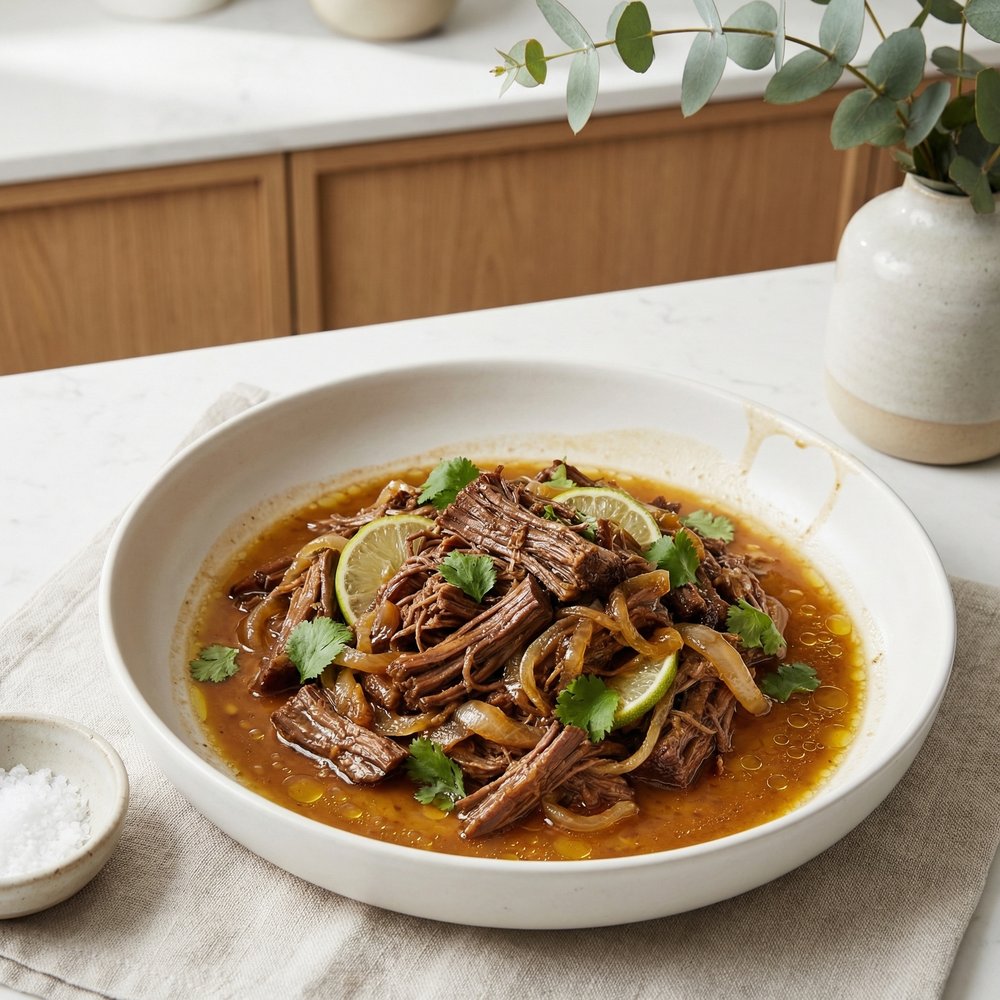 Slow-Cooker Cuban-Style Shredded Beef