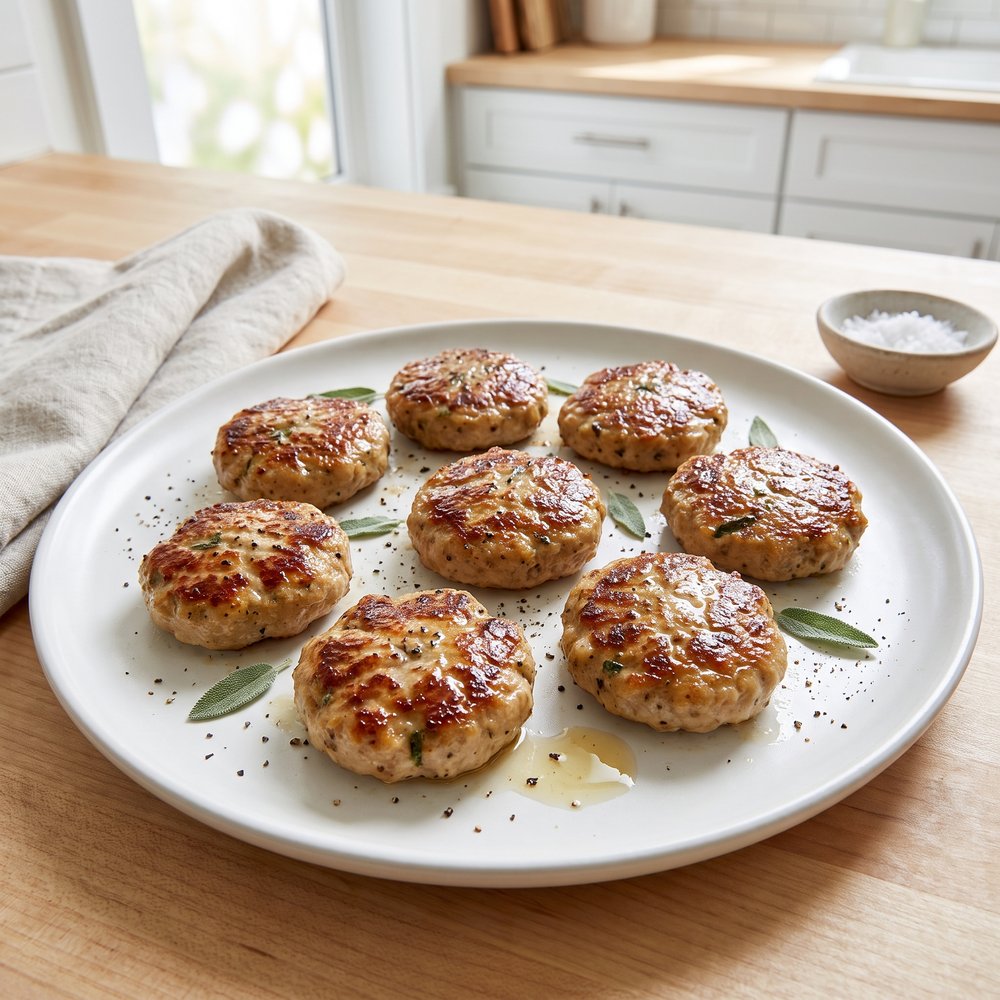 Mom’s Homemade Turkey Sausage Patties