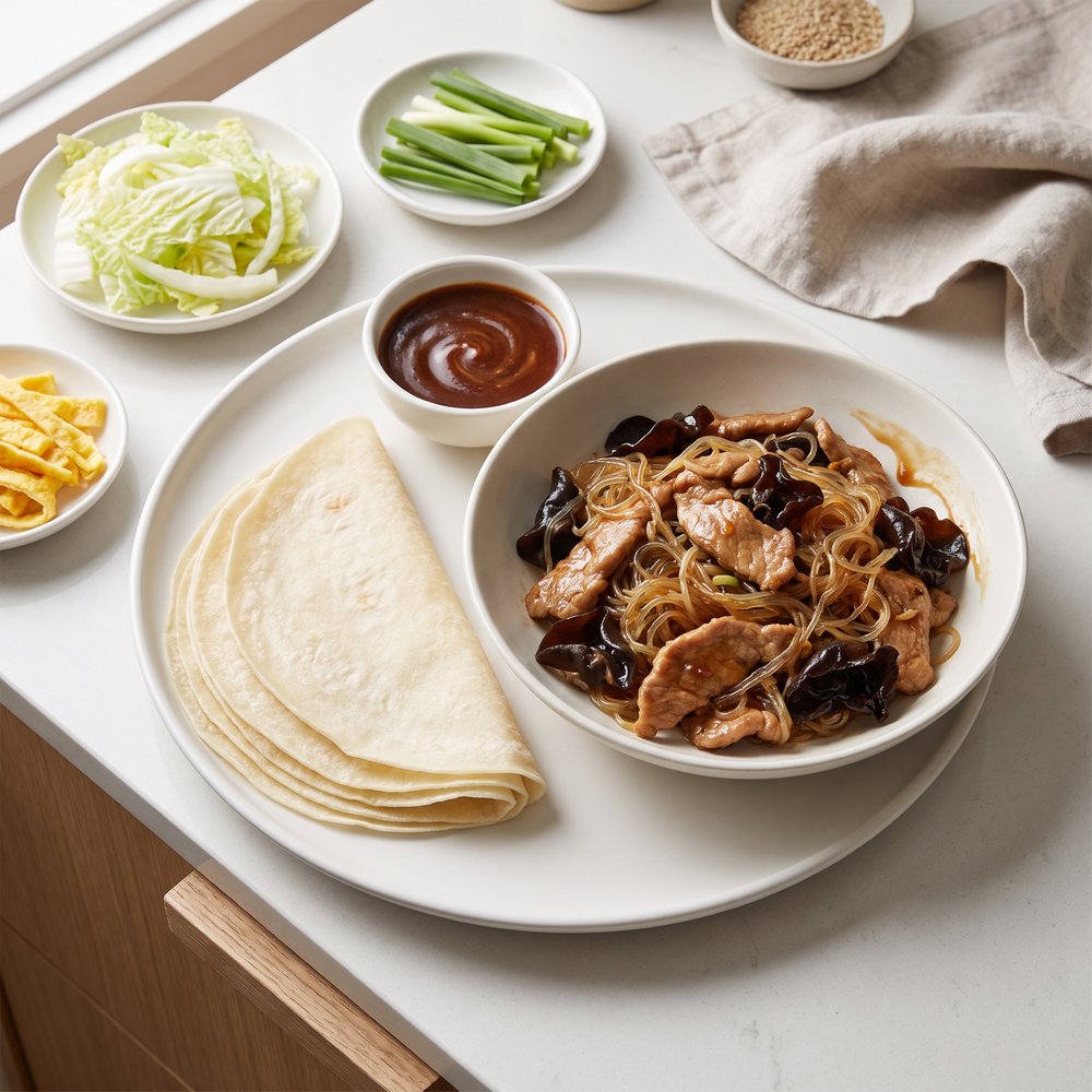 Moo Shu Pork Wraps for Two