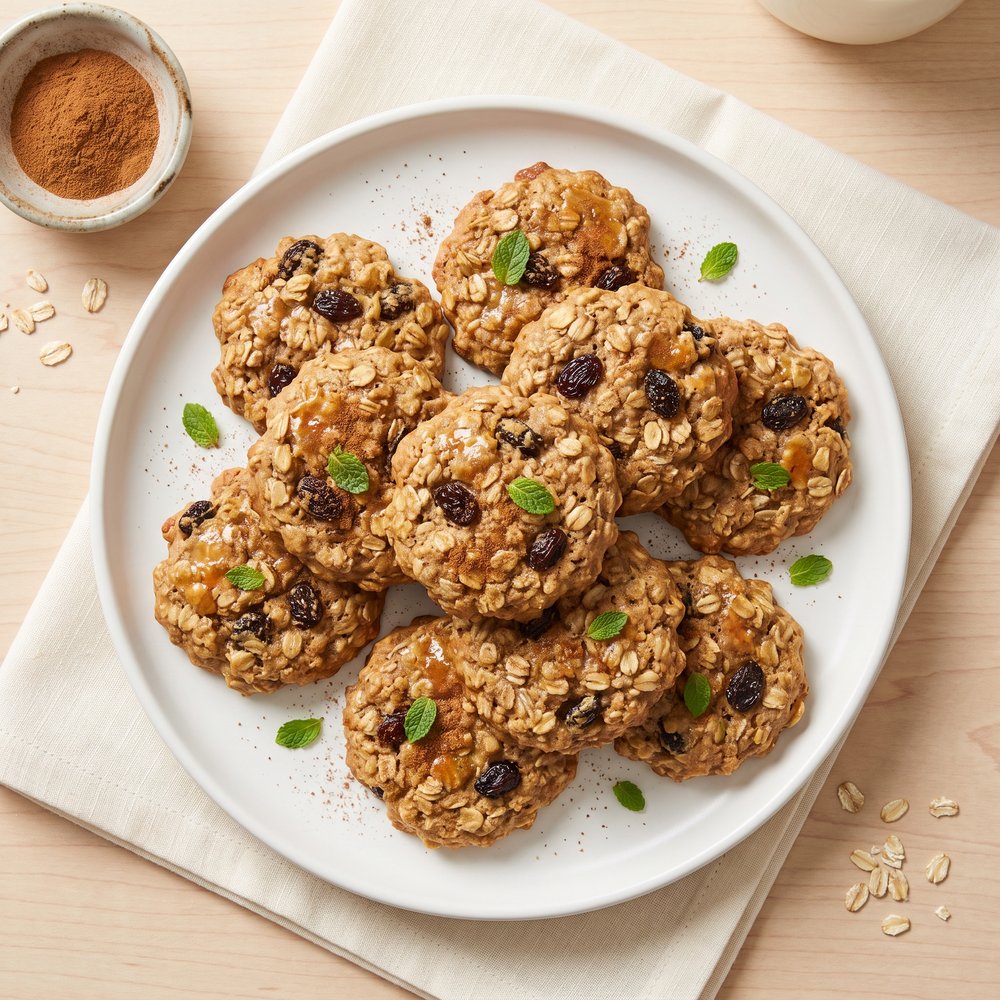 Morning Banana Oatmeal Cookies