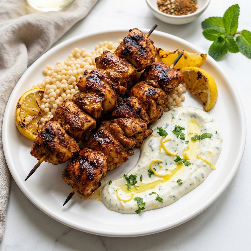 Moroccan-Spiced Chicken Skewers