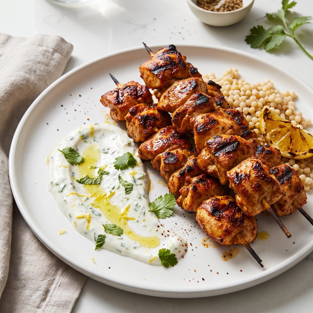 Moroccan-Spiced Chicken Skewers