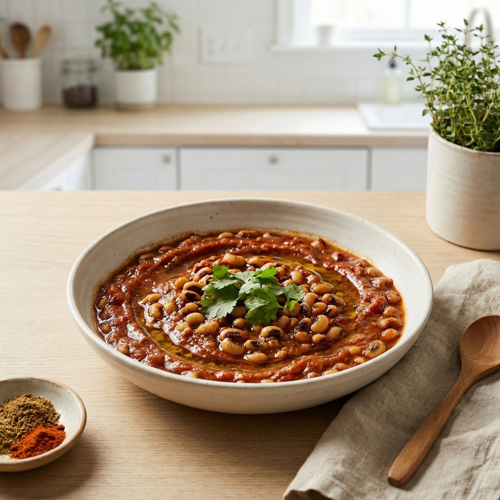 Moroccan-Style Black-Eyed Peas