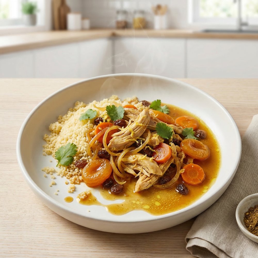Crockpot Moroccan Chicken Tagine