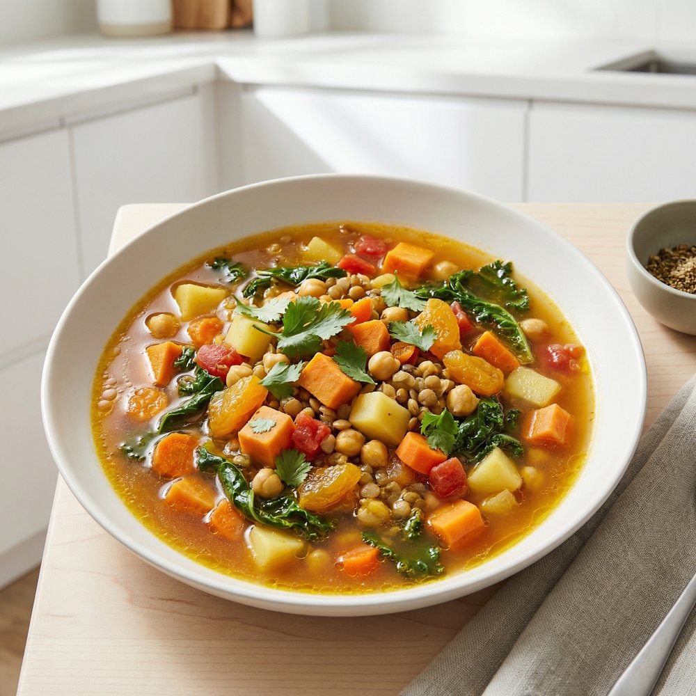 Prep-Ahead Moroccan-Style Vegetarian Stew