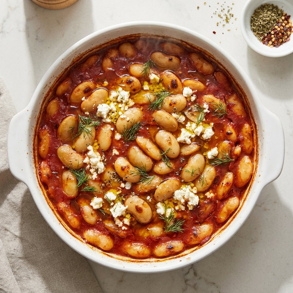 My Big Fat Greek Baked Beans
