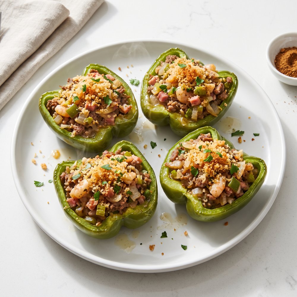 N'Awlins Stuffed Bell Peppers