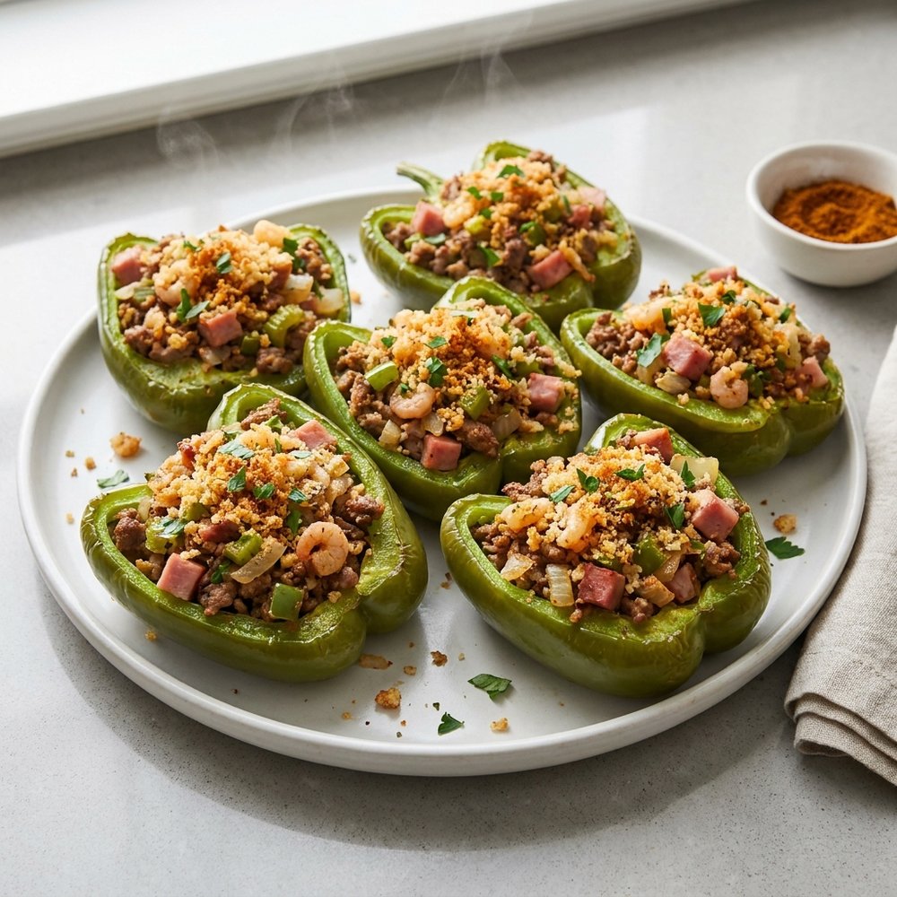 N'Awlins Stuffed Bell Peppers