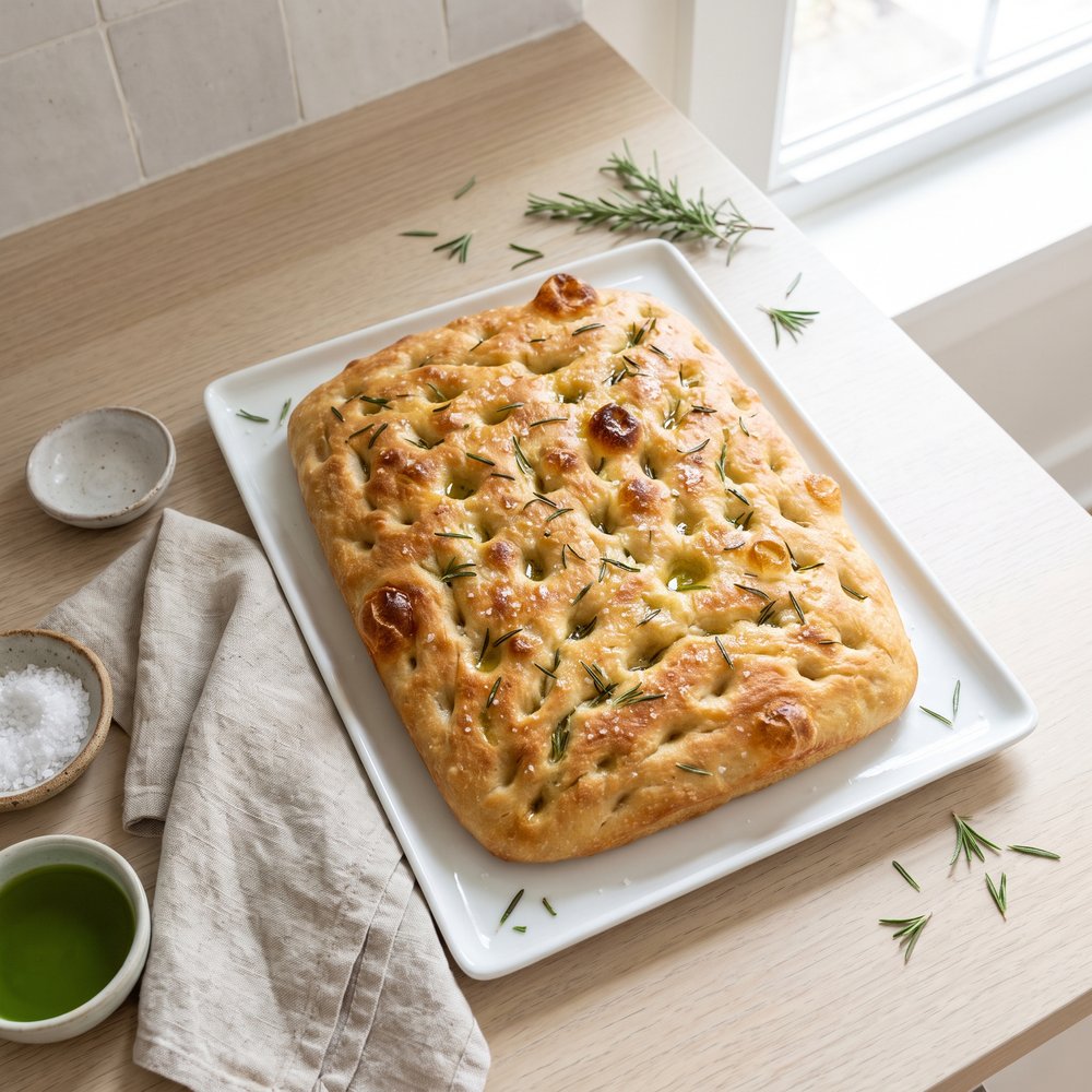 No-Knead Focaccia