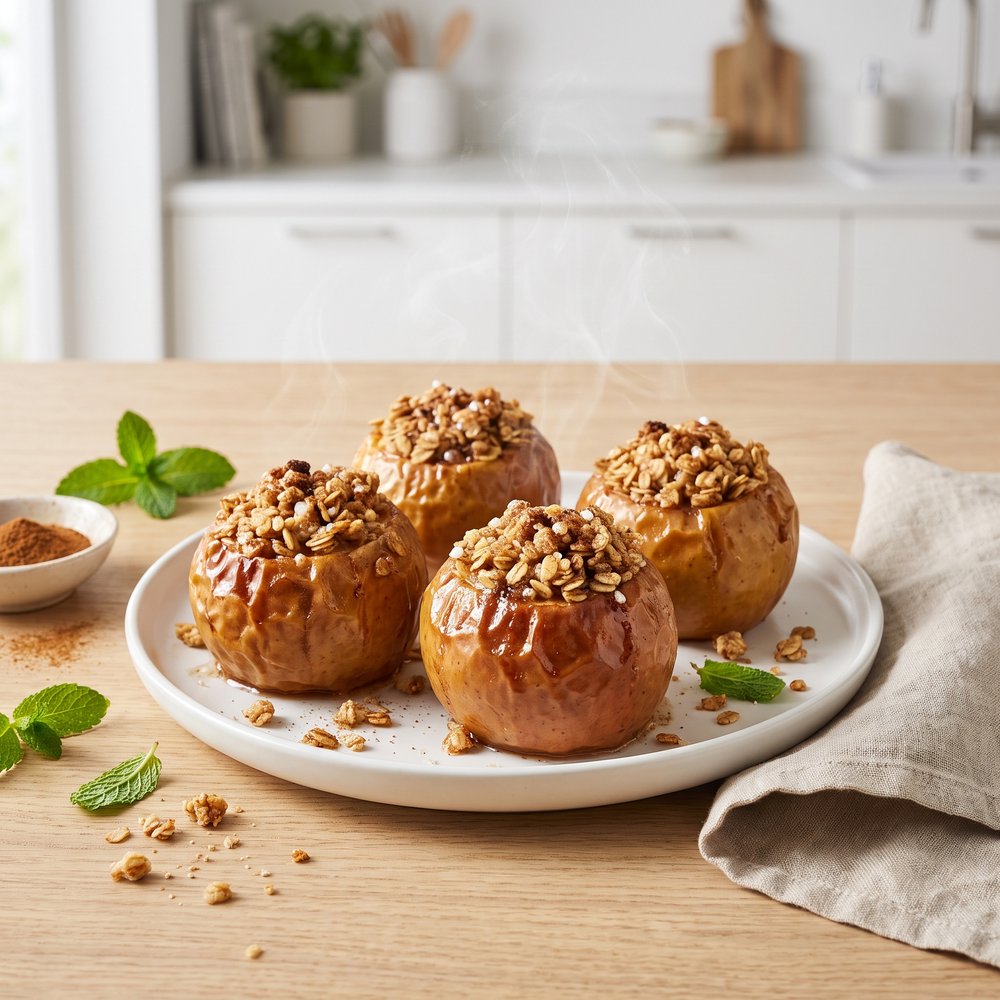 Oatmeal-Stuffed Baked Apples
