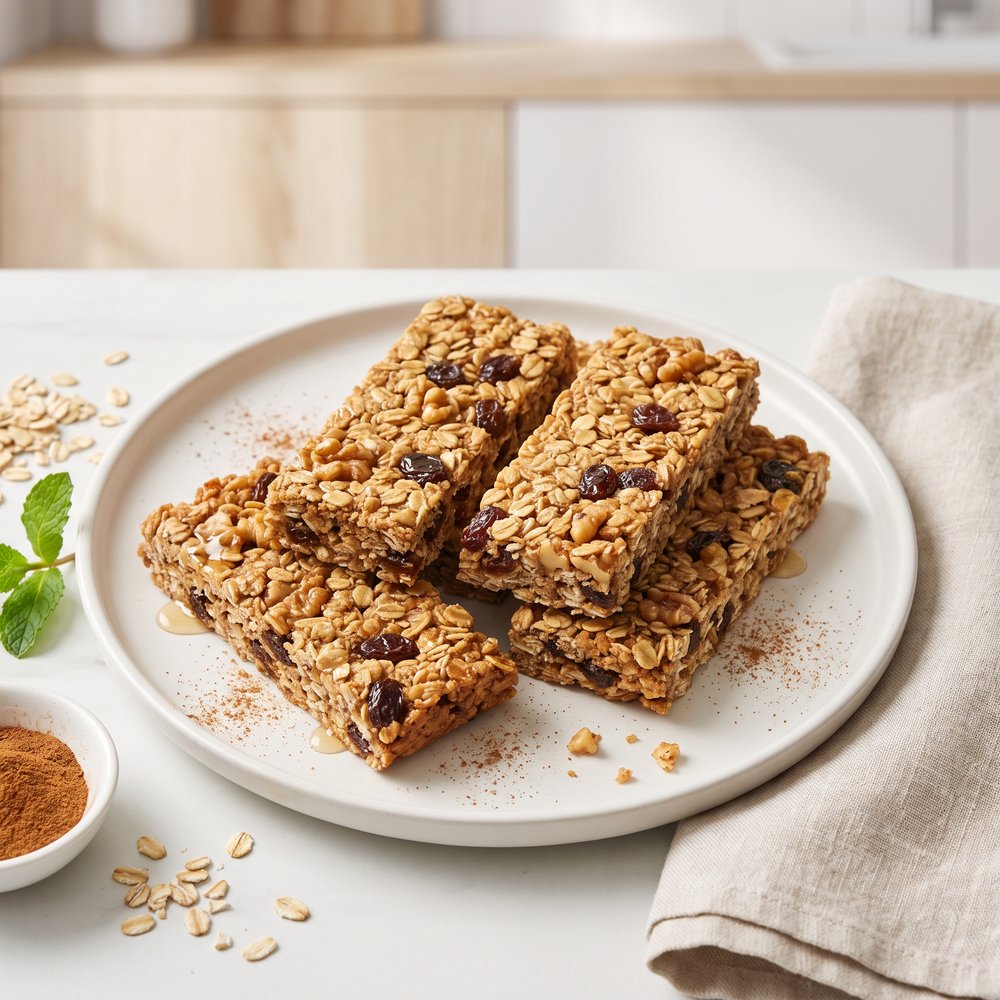 Oatmeal Raisin Granola Bars