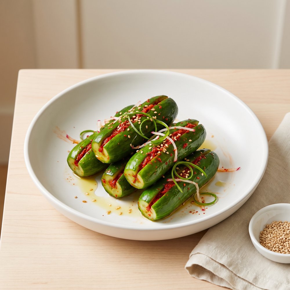 Oi Sobagi (Korean Cucumber Kimchi)