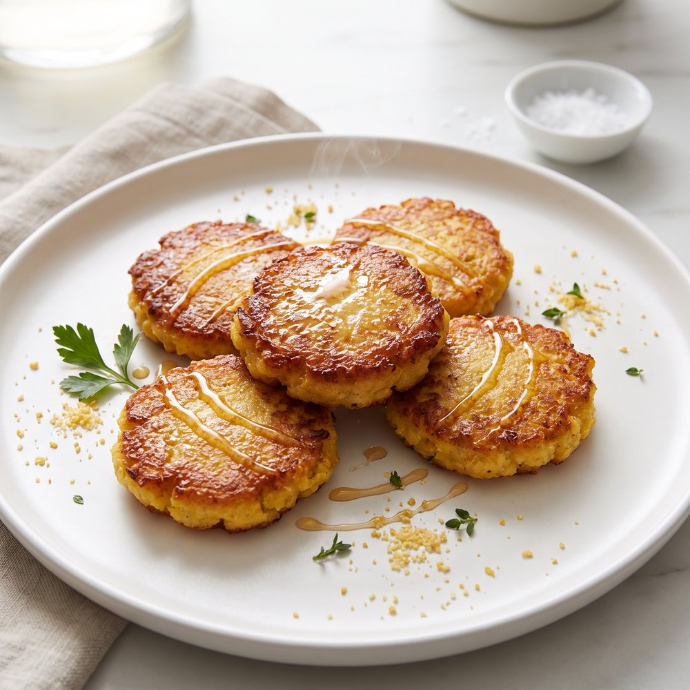 Old-Fashioned Hot Water Cornbread Cakes
